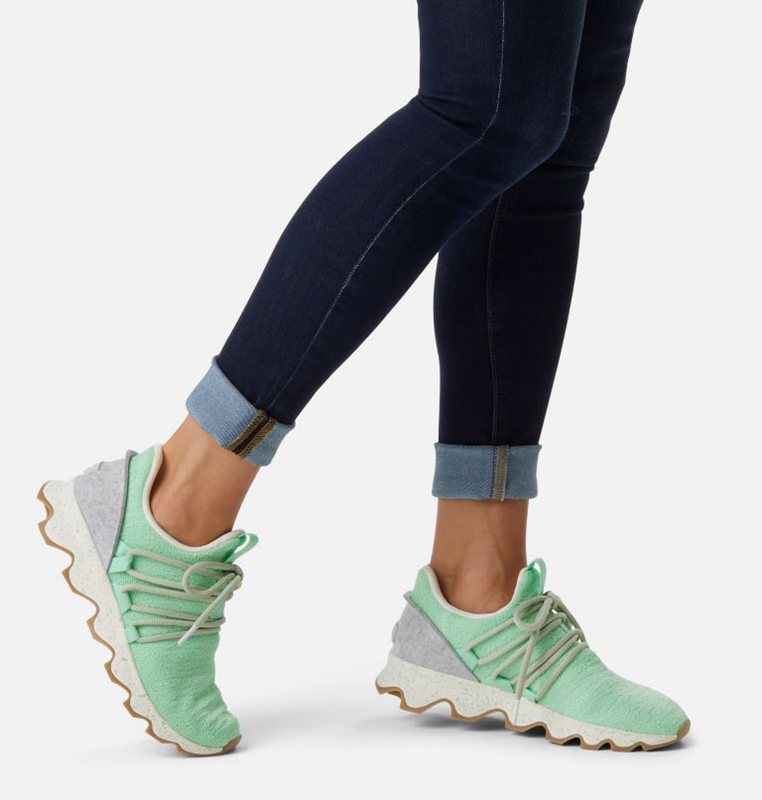 Sorel Dam Sneakers Mintgröna - Kinetic™ Lace Låga - GQI-058263